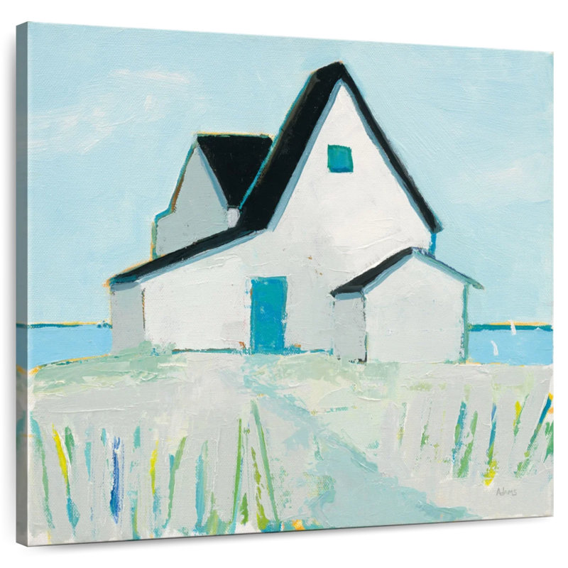 Lilie Cottage au bord de la mer neutre, H 24 po x l 24 po