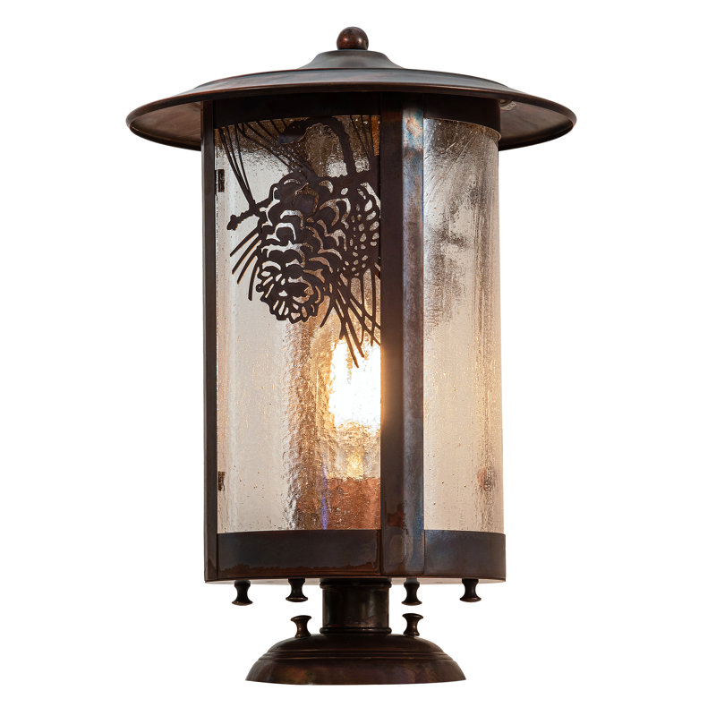 10" Wide Fulton Winter Pine Pier Mount