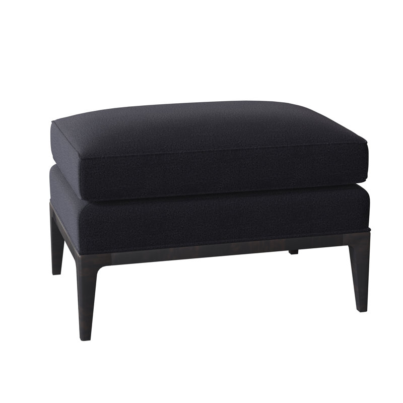 Repose-pieds rectangulaire 28 po Claxton, Espresso, Marine de Venise