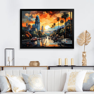 Pop Los Angeles II sur toile