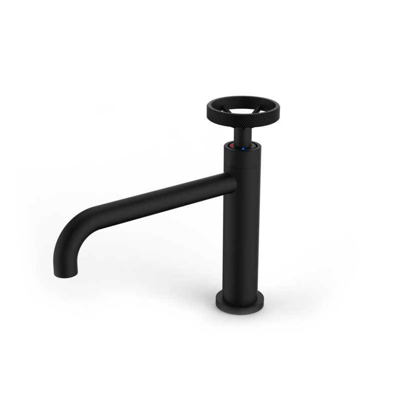 Single-Hole Single-handle Bathroom Faucet, Black