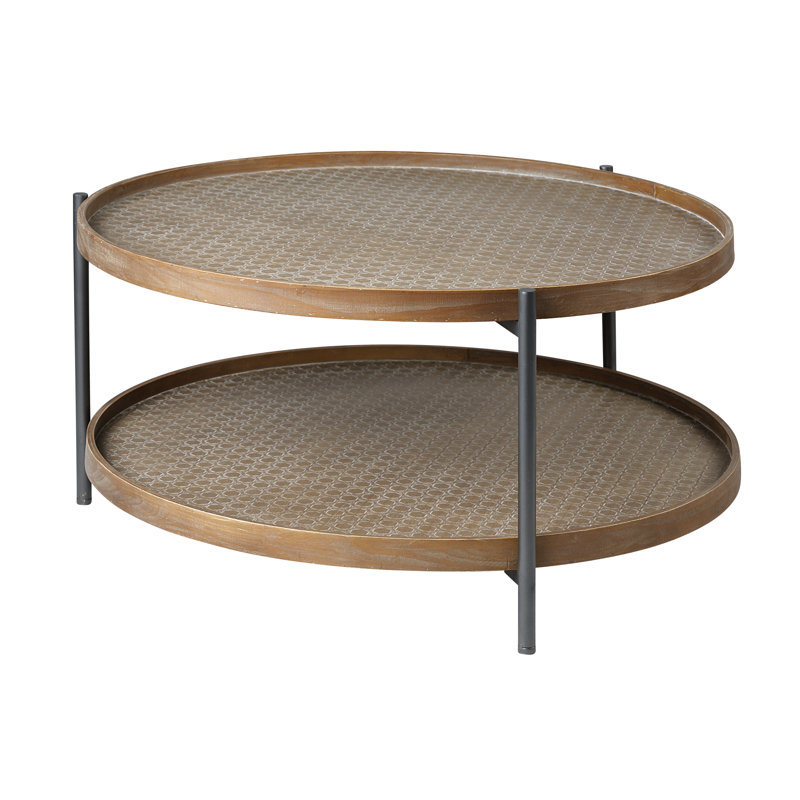 Gaier Solid Wood Top Single Coffee Table