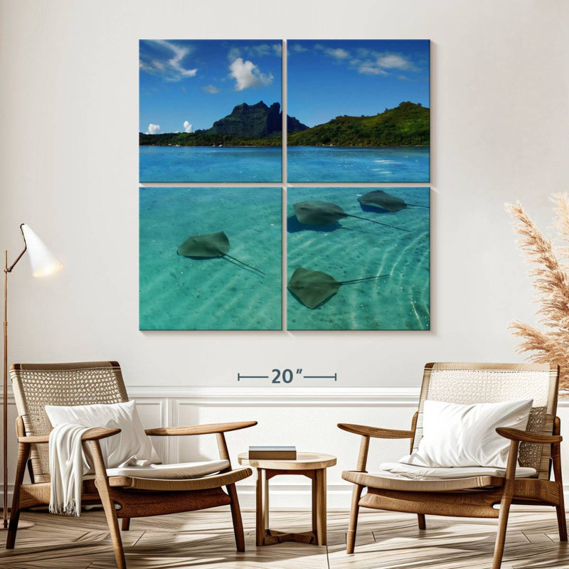 Brampt Bora Bora Stingrays, 57" H x 57" W