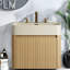 Meuble-lavabo (doit inclure le meuble-lavabo et le lavabo) avec rangement, meuble-lavabo flottant moderne de 24 pouces avec lavabo-1982819405