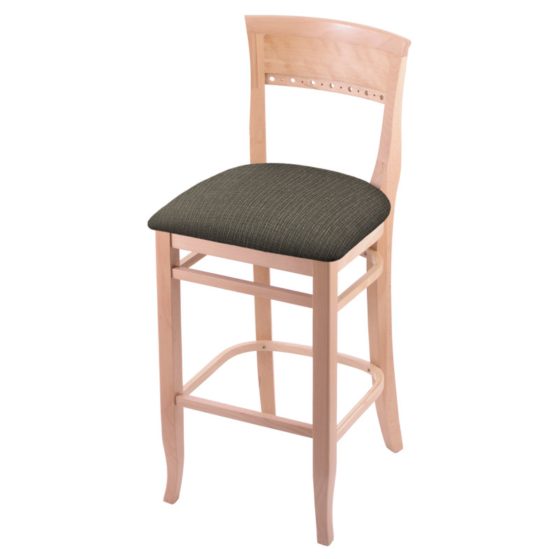 25" Bar Stool, Dark Cherry, Graph Parrot