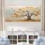 Minimalisme américain Basswood Tree IV - arbre, décoration murale-374806470-374806491