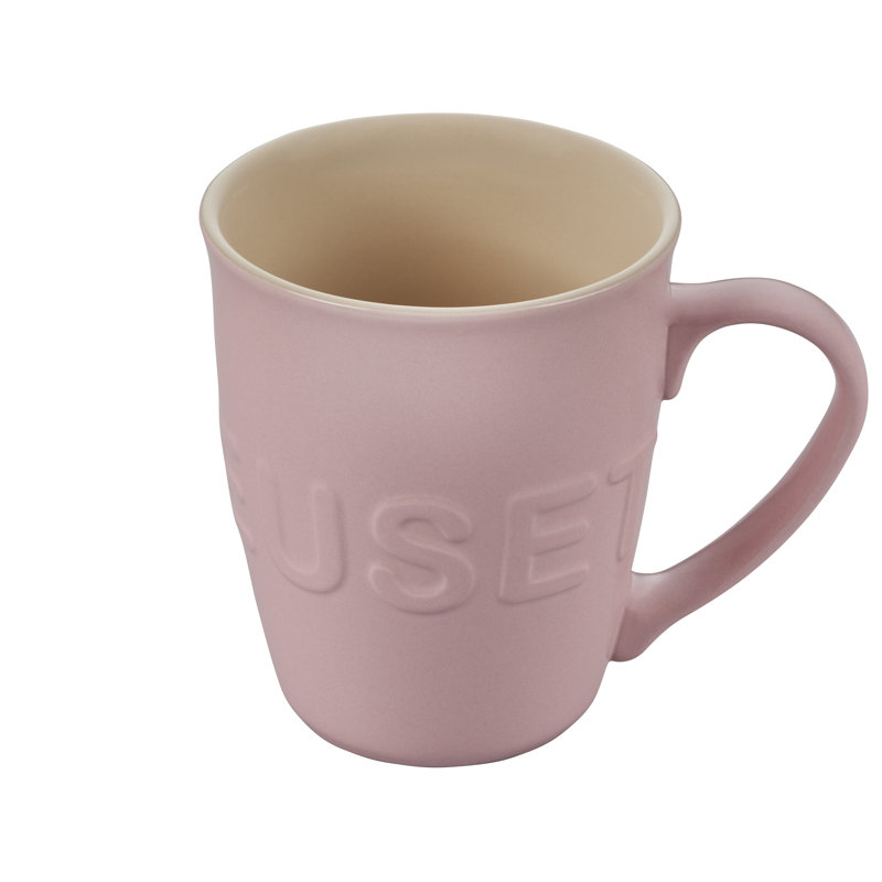Le Creuset Xl Logo Coffee Mug 20 Oz Chiffon Pink