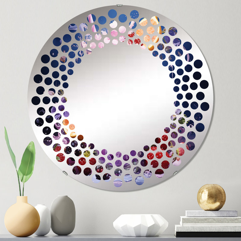 Potwin Circle Wall Mirror, 23.6" x 23.6"
