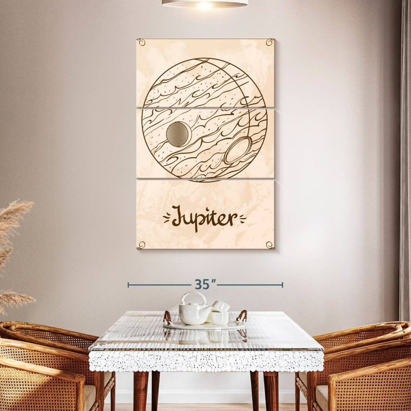 Style rétro Oberle Jupiter, H 32 po x l 20 po