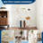3-Tier Clear Acrylic Console Tbale, Multipurpose Bookcase