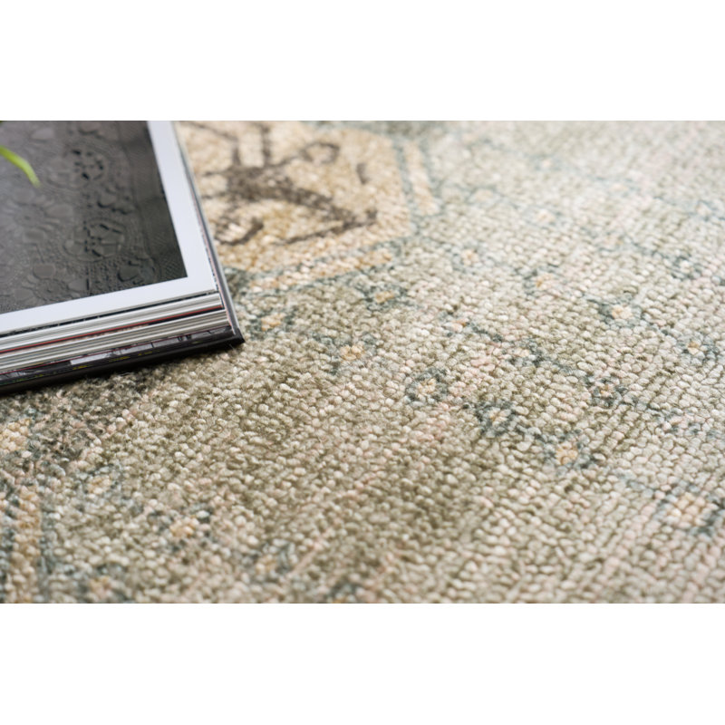 Estate handloomed PET Gray/Beige Area Rug, 8'X10'