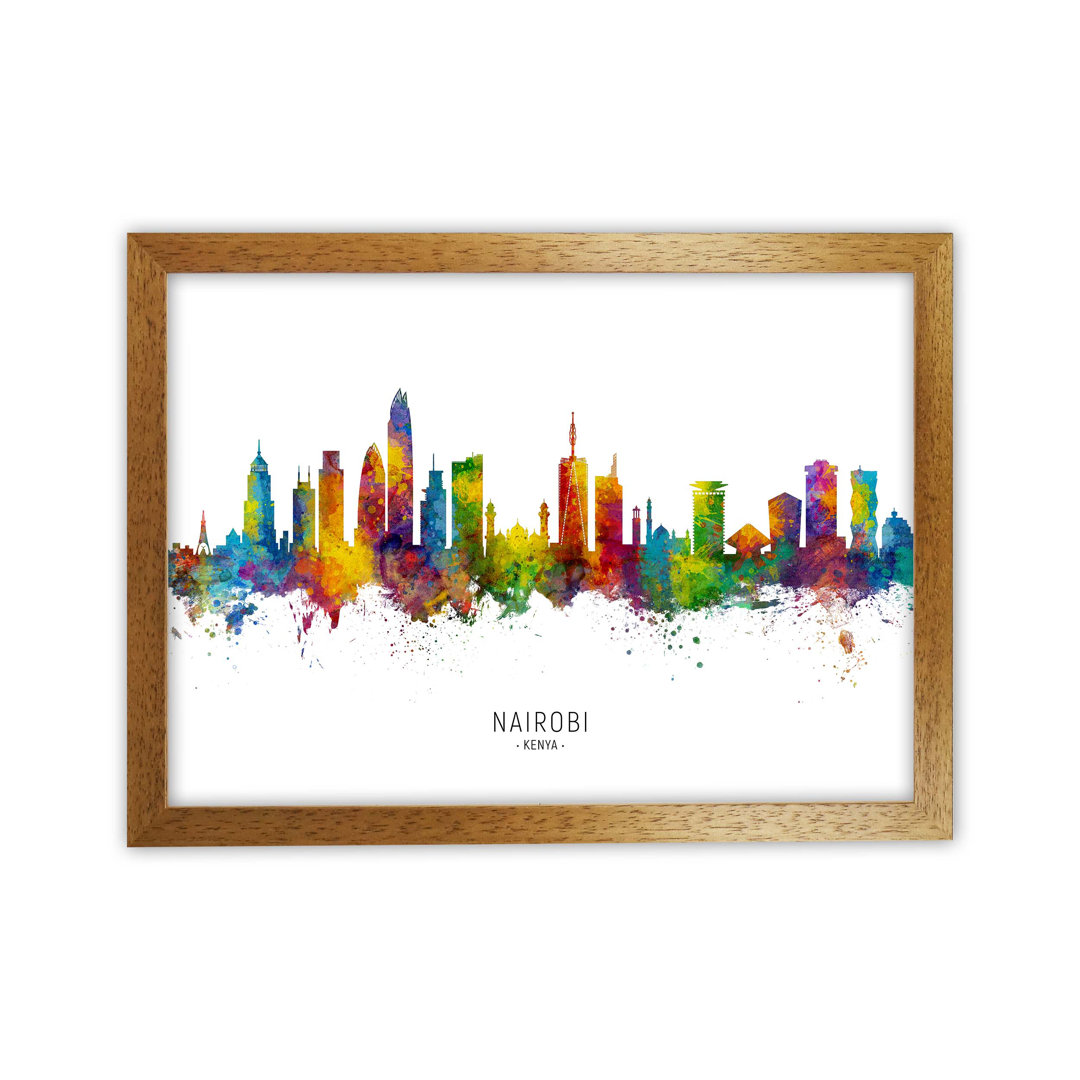 Nairobi Kenya Skyline by Michael Tompsett - Print