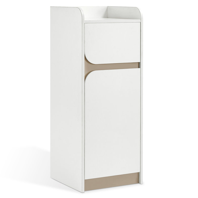 Armoire de rangement Juwaan, Blanc