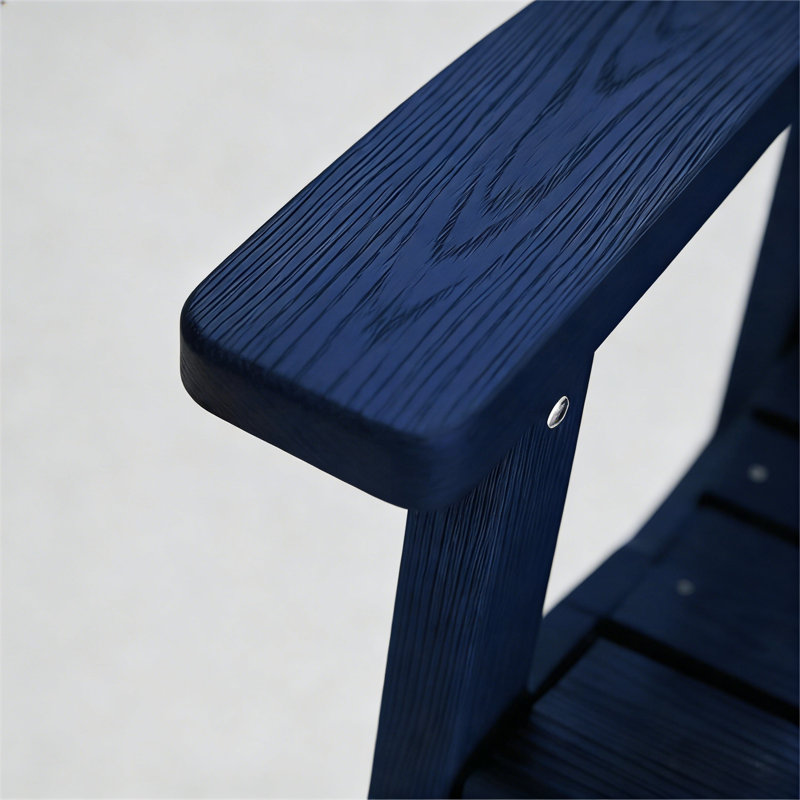 Chaise berçante 2 pièces Hdpe toutes saisons, Marine