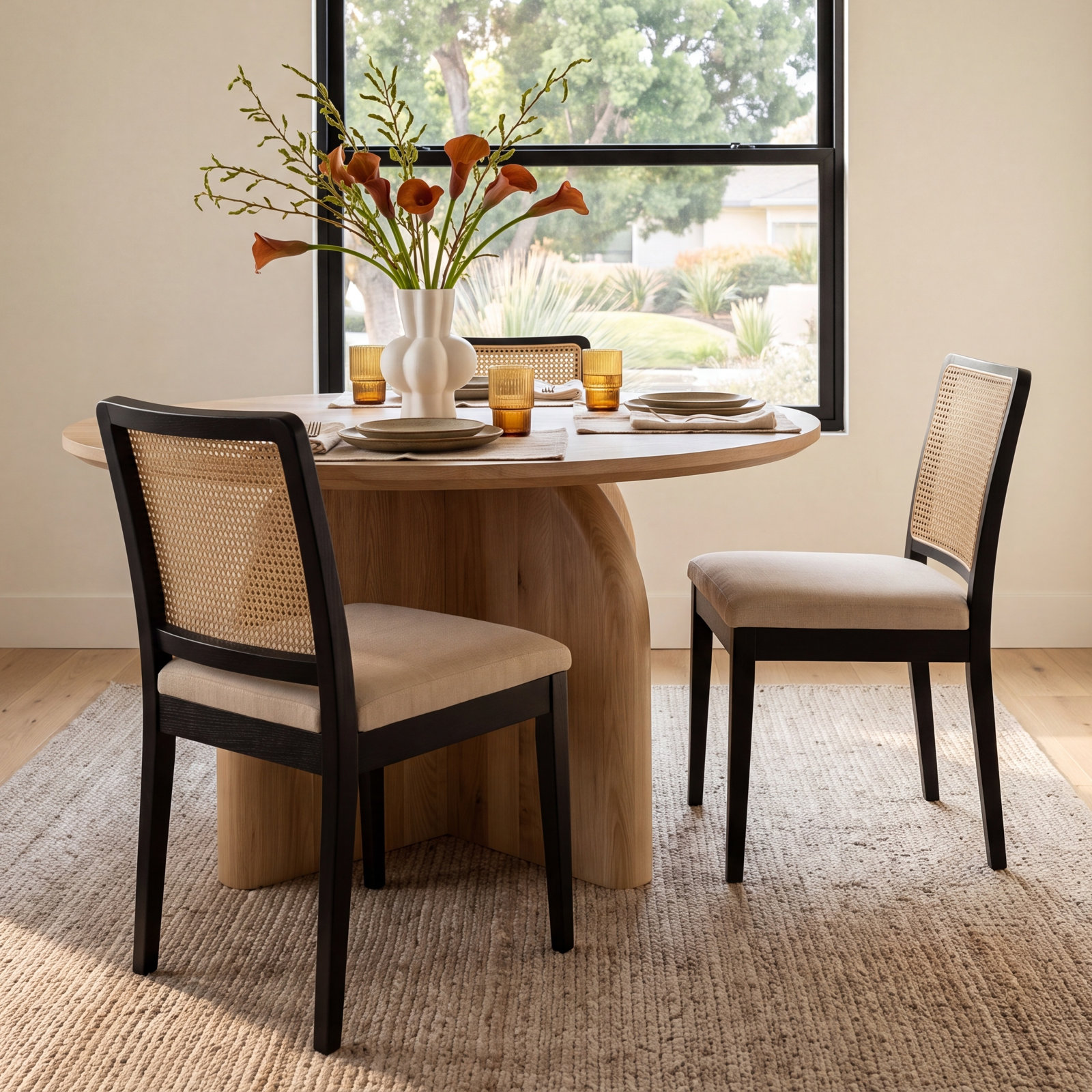 Torrian Dining Chair, Black