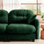 Three - Modulaire en chenille, conception ergonomique incurvée, coussins et base pour canapé en bois-942894135