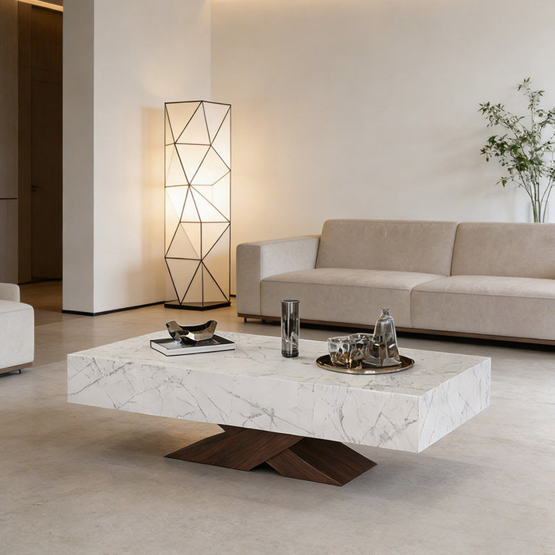 Table basse simple Modern, 17,71 po H x 51,18 po L x 27,55 po l