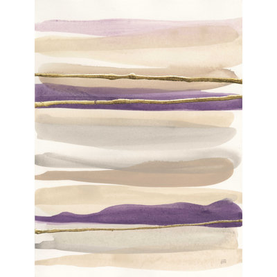 " Gilded Amethyst II " Painting Print