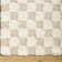 Molly Checkered Machine Woven Polypropylene Area Rug in Cream/Light Beige