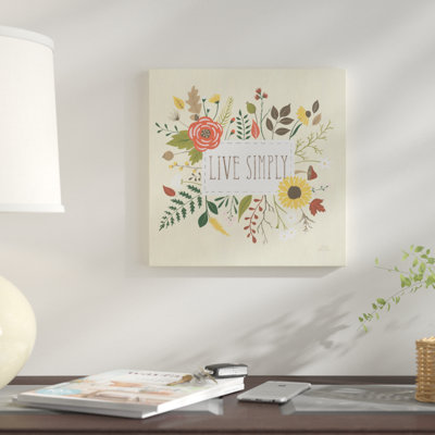 « automne jardin i », art textuel sur toile