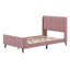 Lit plateforme en tissu d'ameublement-384478277-384478279