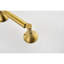 Porte-serviettes mural 6 pièces - Fabrication en laiton pour une durabilité à long terme, résiste aux égratignures, à la corrosion et à l'or brossé terni Facile à installer dans la salle de bain, la douche extérieure, la salle de lavage-1384168839