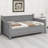 Daybed With 2 Large Drawers, X-Shaped Frame, Modern And Rustic Casual Style Daybed-2127659944