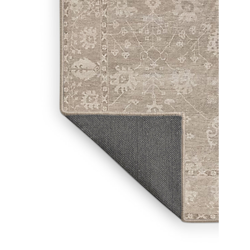Tapis beige Delbarton, Tapis de couloir 2 pi x 5 pi