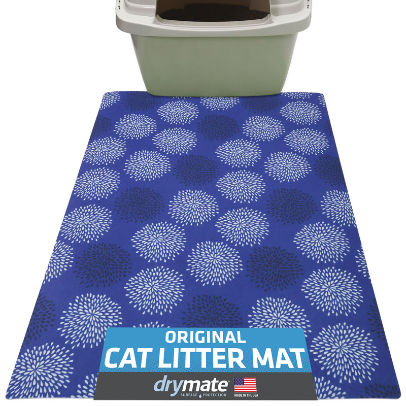 Good Medicine Blue Medium Waterproof Cat Litter Mat