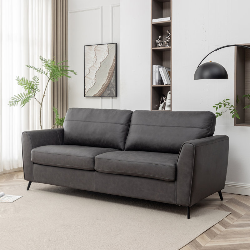 Canapé-lit Saahith, Polyester gris