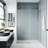 Luca 56-60" W x 79" H Sliding Frameless Shower Door with 3/8" Clear Glass-50205831