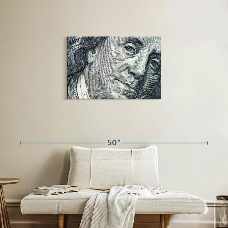 Leisha Benjamin Franklin Face, H 20 po x l 30 po