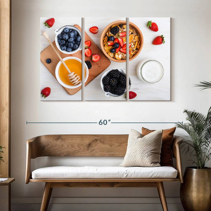 Petit déjeuner Yarlin, H 32 po x l 50 po