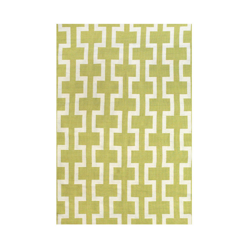 Tapis jaune tissé à la main Aaeden, Rectangle 5 pi x 8 pi