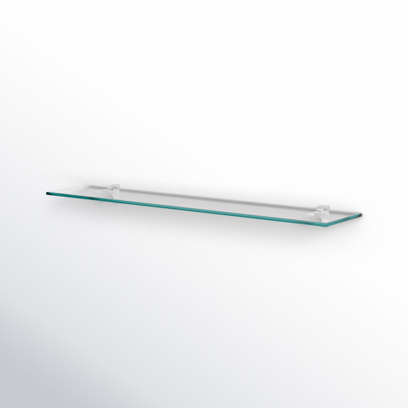 Electra Floating Shelf, 2.86" H x 48" W x 10.5" D, Chrome