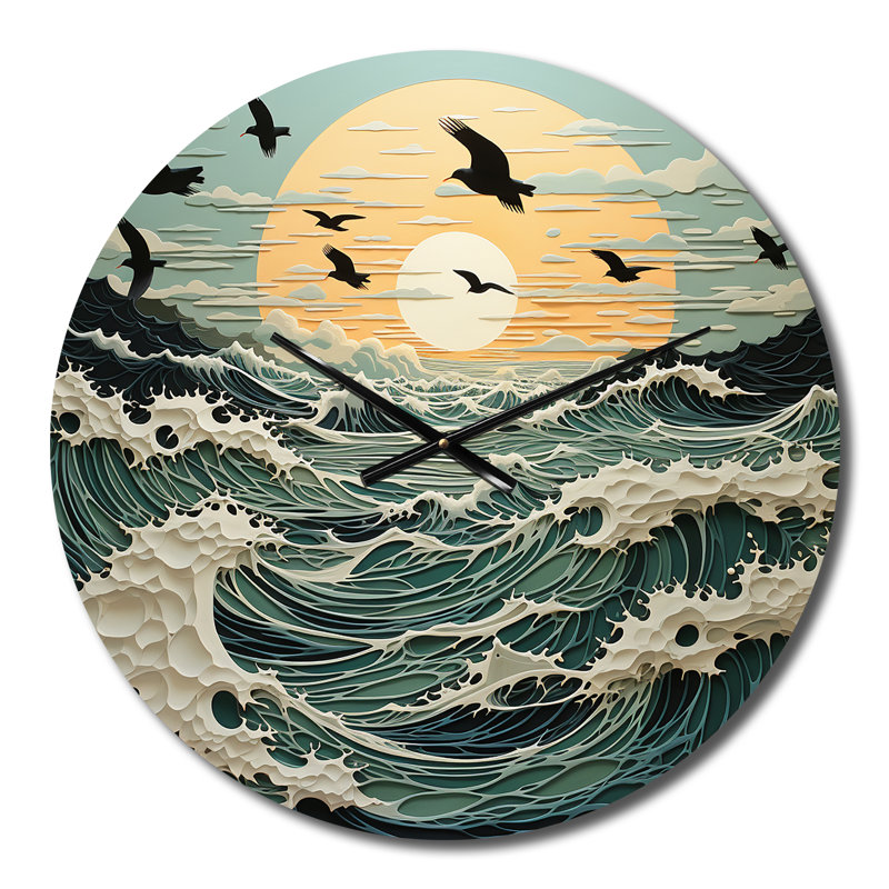 Ciska - Horloge murale animaux, Moyenne