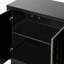 Armoire de rangement moderne à 4 portes avec façades géométriques 3D et tablettes réglables Larsen-116484485