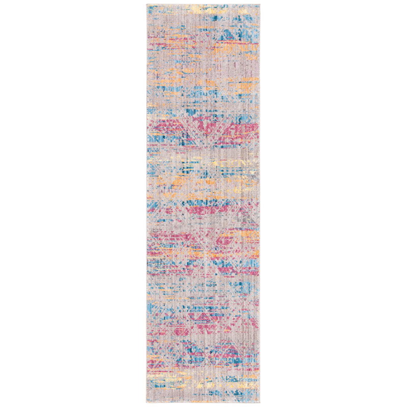 Hara Damask Hand Woven Area Rug, Runner 69 x 244 cm