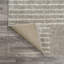 Tapis à poil long gris / ivoire Petra-1089147459