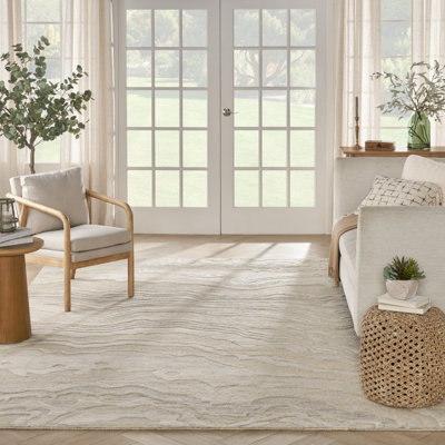 Ankica Abstract Wool Hand Tufted Area Rug