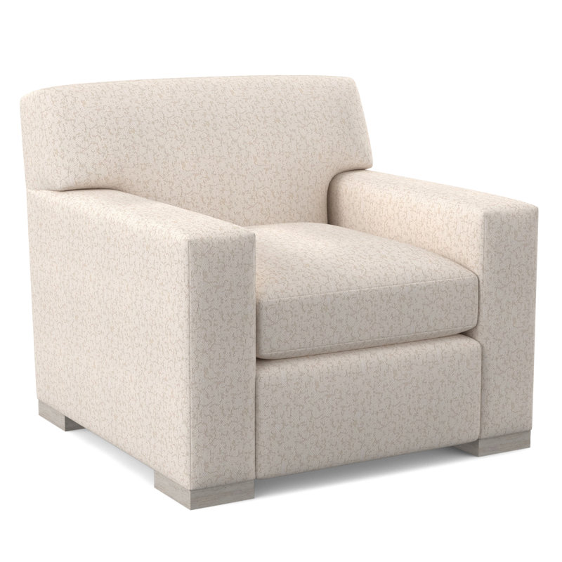 Fauteuil Elkins, Ivoire de Venise, Bisque