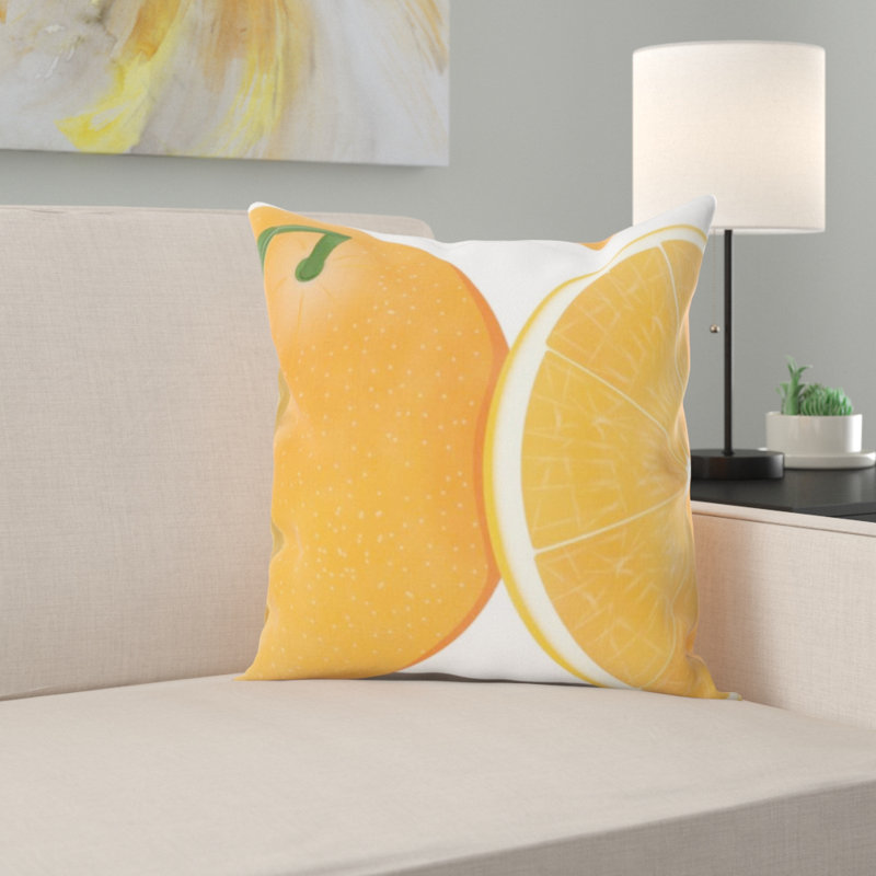 Orange Throw Pillow