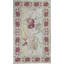 Hand-Knotted High-Quality Red and Gray Area Rug