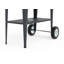 Jardinière sur roulettes en métal galvanisé Herstera Anthracite-56557165
