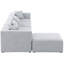 Canapé modulaire réversible de 144 po de large avec repose-pieds-759295620