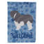 Caniche en polyester à 2 côtés 40 x 28 po standard welcome drapeau maison-957492978