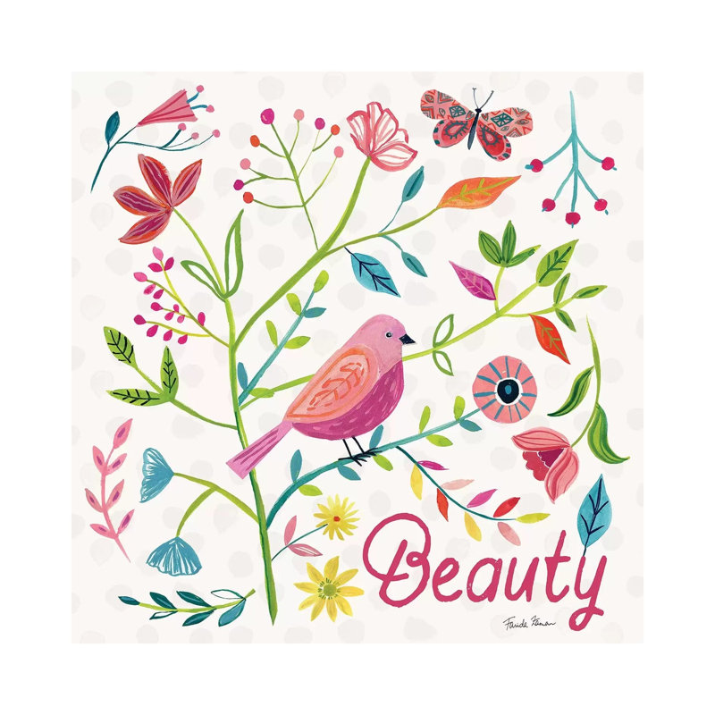 Budding Beauty III by Farida Zaman - Wrapped Canvas Gallery-Wrapped Canvas Giclée, 30.48 cm H x 30.48 cm W