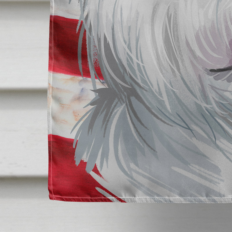 Polyester à 2 côtés 28 x 40 po drapeau maison, Xiasi Quan