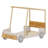 Car Bed With Pillow, Ceiling Cloth And LED-1743483616