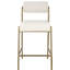 Tabouret de comptoir Carly Boucle-499124880